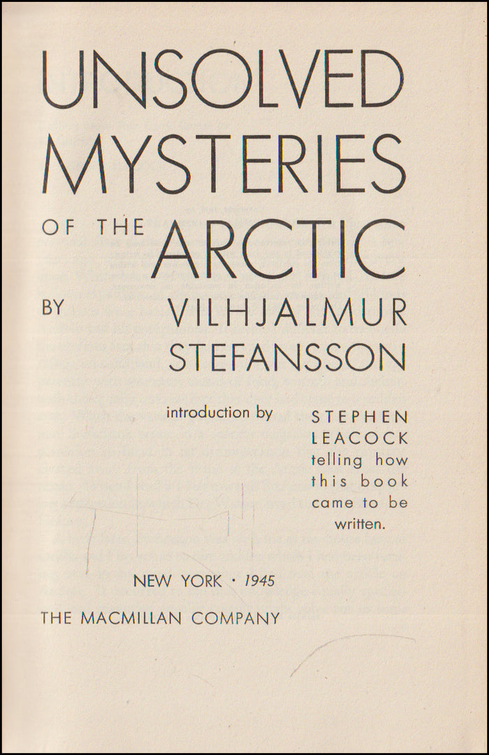 Unsolved Mysteries of the Arctic # 90092