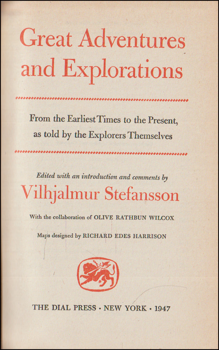 Great Adventures and Explorations # 90093