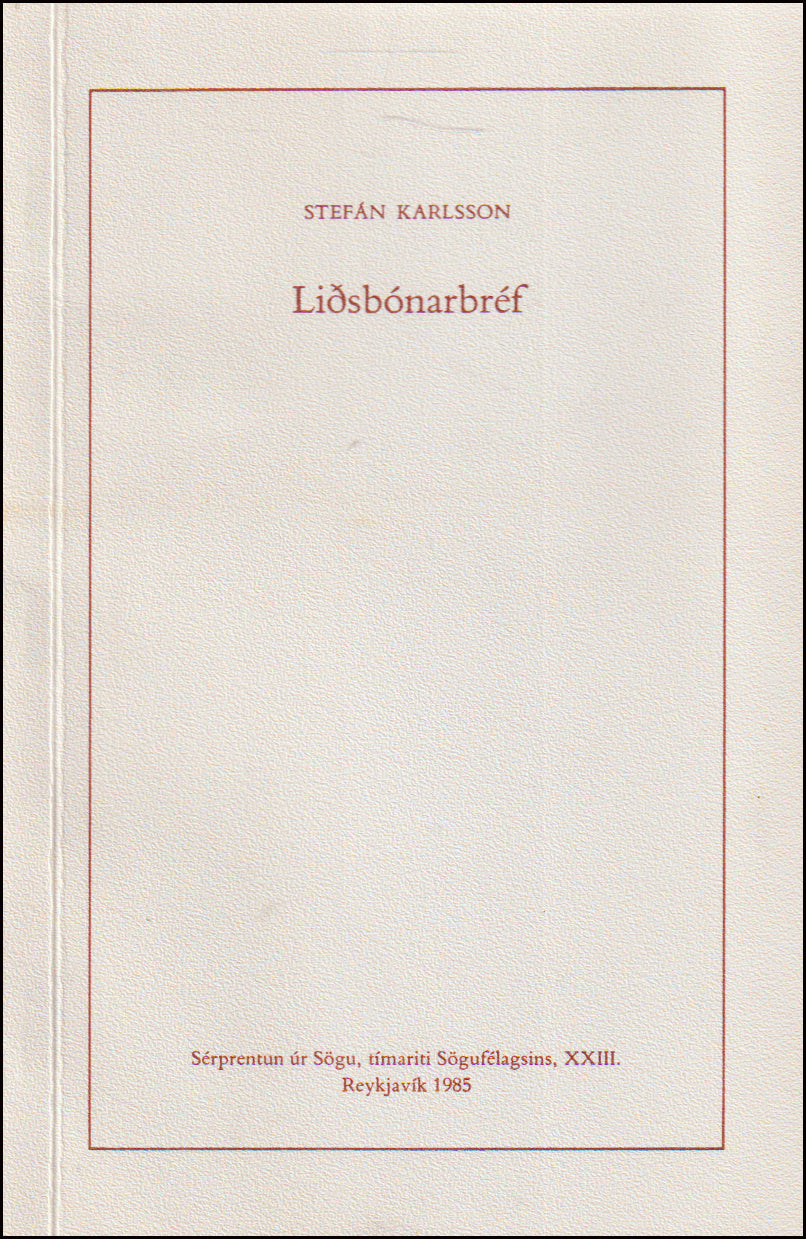 Liðsbónarbréf # 90142