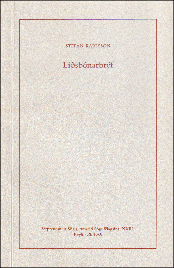 Liðsbónarbréf # 90142