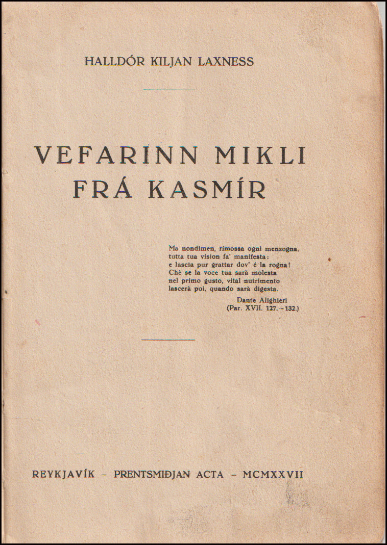Vefarinn mikli frá Kasmír # 90157