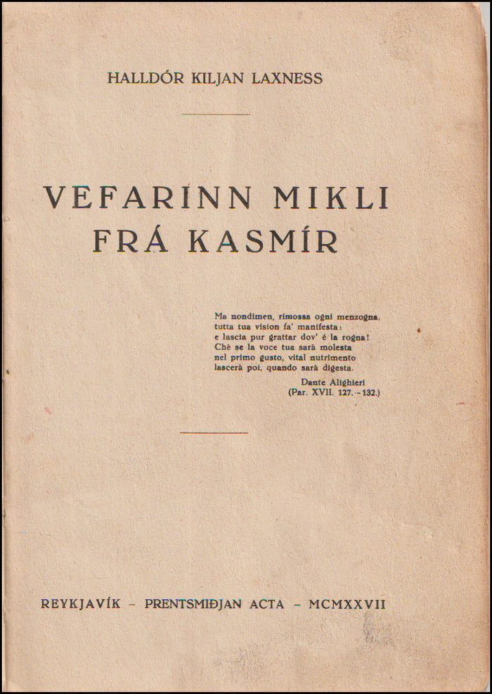 Vefarinn mikli frá Kasmír # 90157