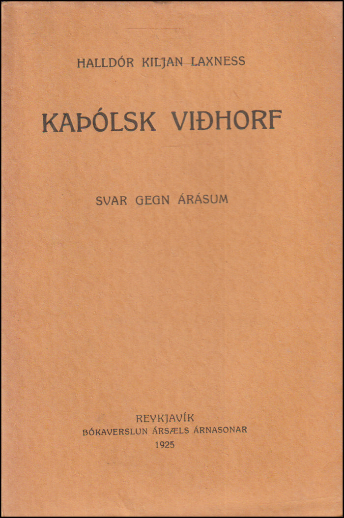 Kaþólsk viðhorf. Svar gegn árásum # 90166