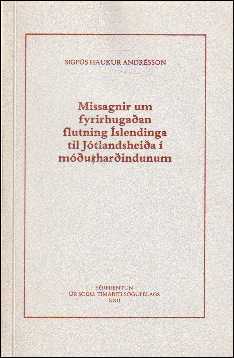 Missagnir um fyrirhugaðan flutning Íslendinga til Jótlandsheiða í móðuharðindunum # 90174
