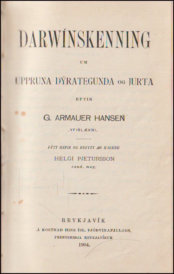 Drauma-Jói - Darwínskenning - Sagnaþættir - Grant skipstjóri # 90213