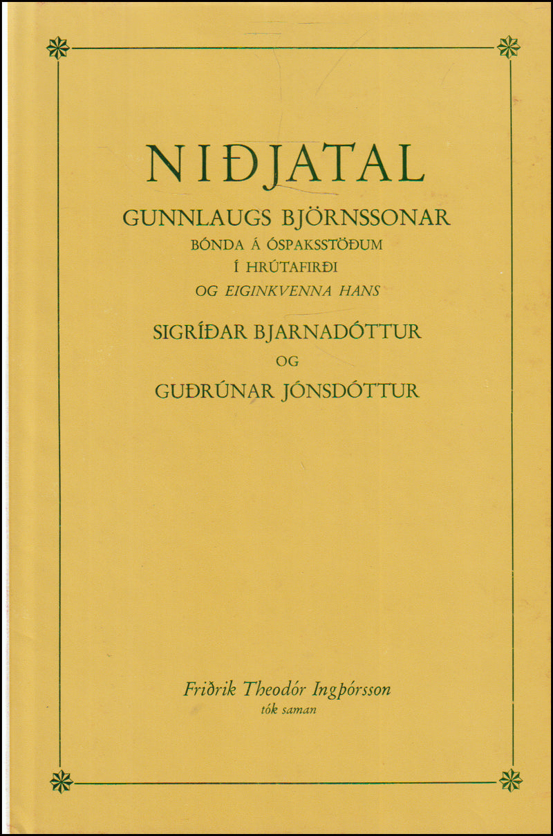 Niðjatal Gunnlaugs Björnssonar # 90236