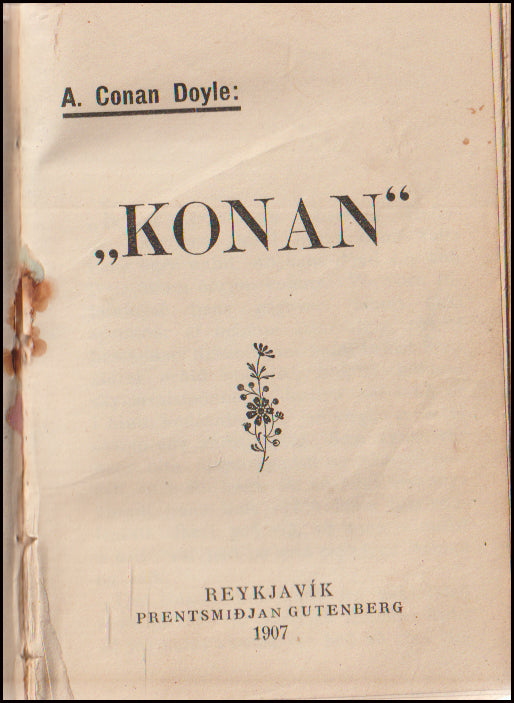 Nokkrar sögur eptir Arthur Conan Doyle # 90243