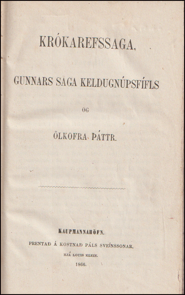 Krókarefssaga - Rímur af Gísla Súrssyni # 90244