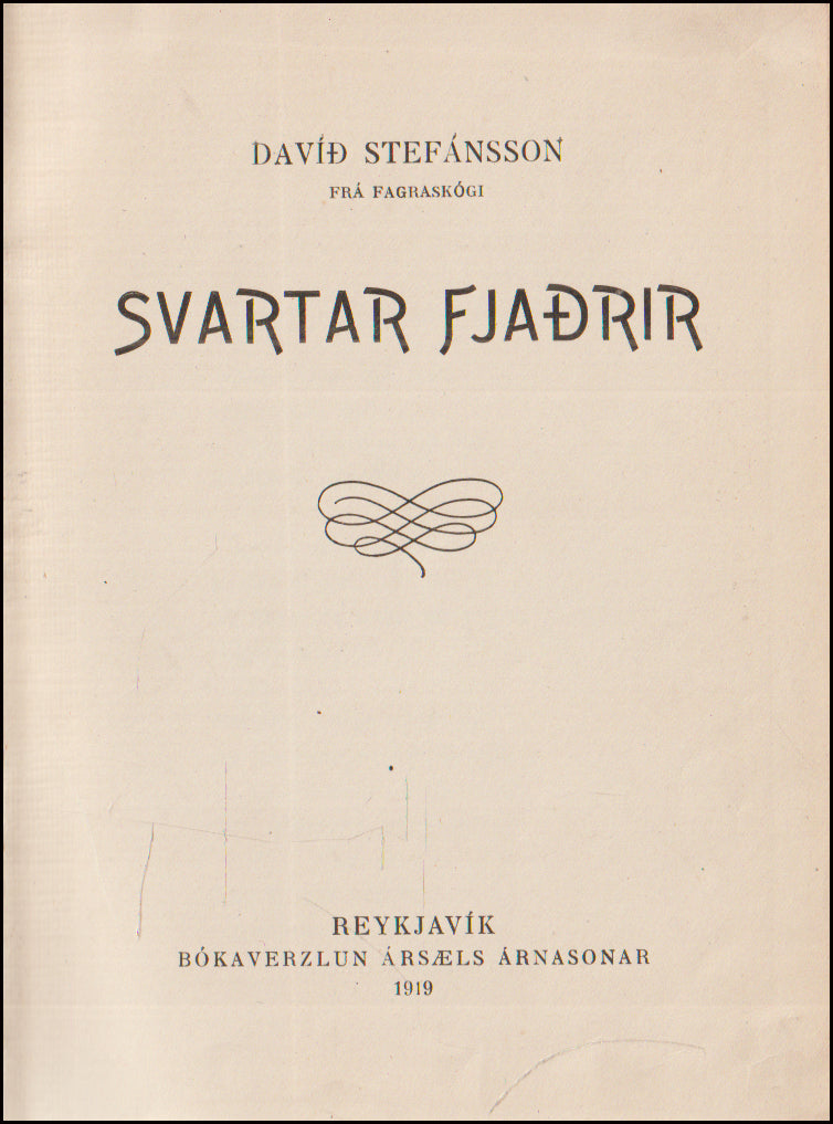 Svartar fjaðrir # 90250