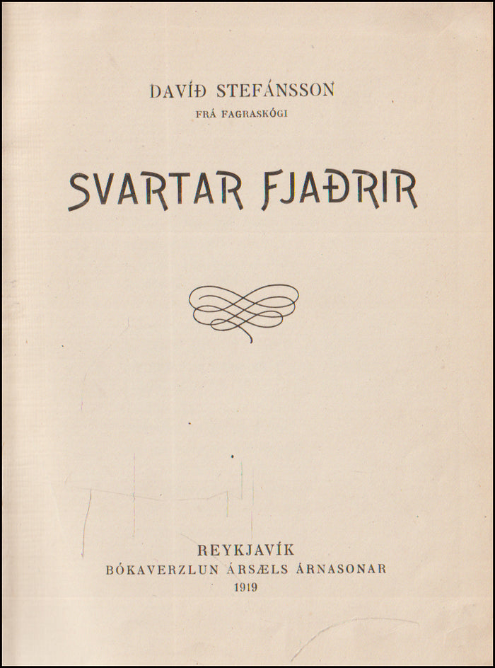 Svartar fjaðrir # 90250