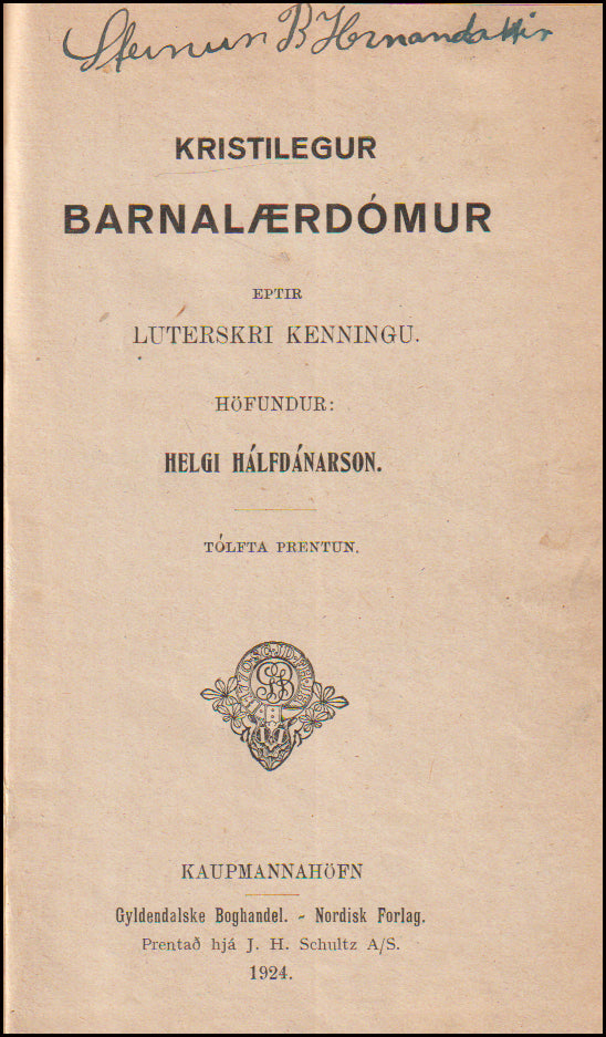Kristilegur barnalærdómur eptir Luterskri kenningu # 90272