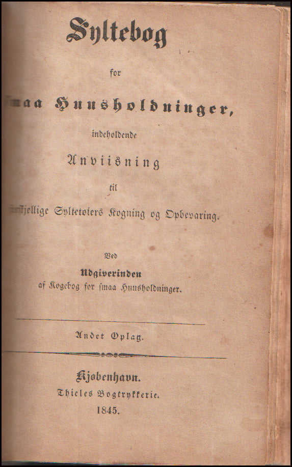Kogebog - Syltebog # 90369
