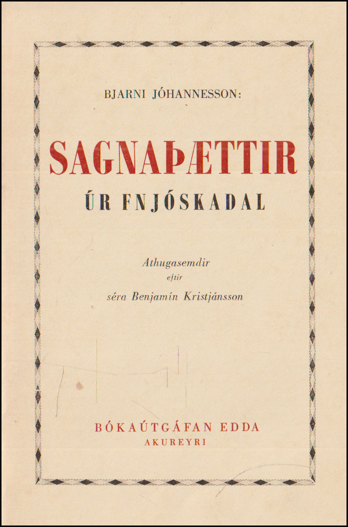 Sagnaþættir úr Fnjóskadal # 69951