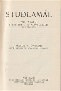 Stuðlamál I-III # 90438