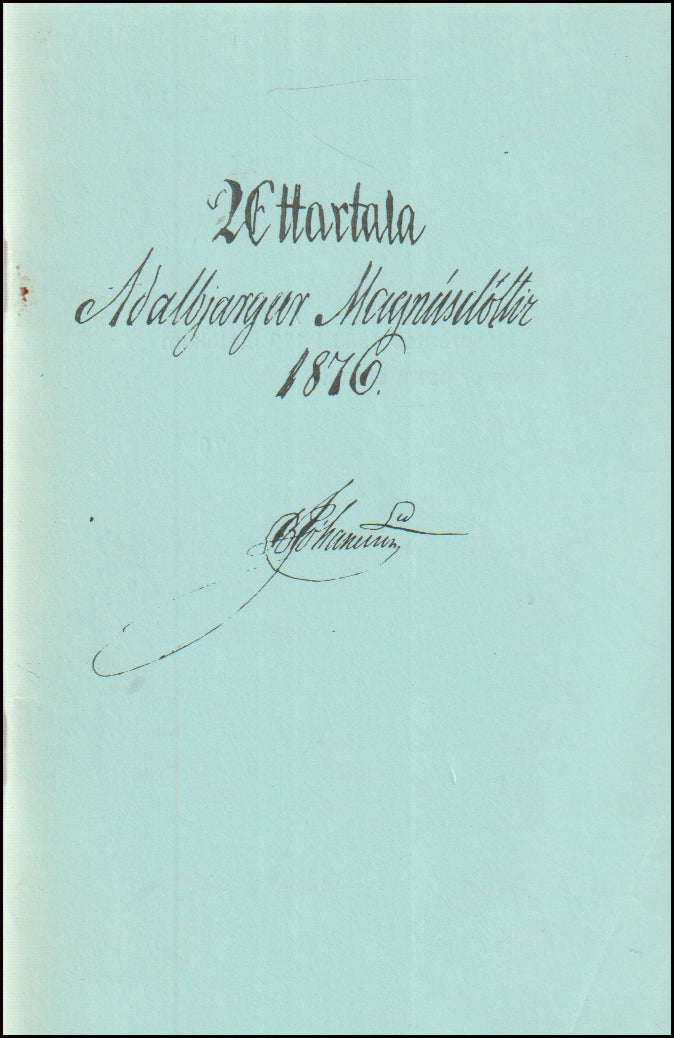 Ættartala Aðalbjargar Magnúsdóttir 1876 # 90440