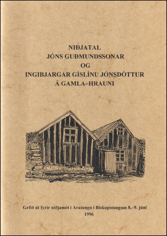 Niðjatal Jóns Guðmundssonar og Ingibjargar Gíslínu Jónsdóttur # 90461