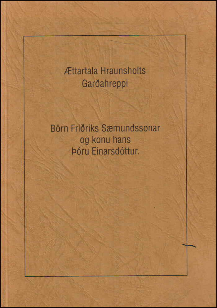 Ættartala Hraunsholts, Garðahreppi # 90464