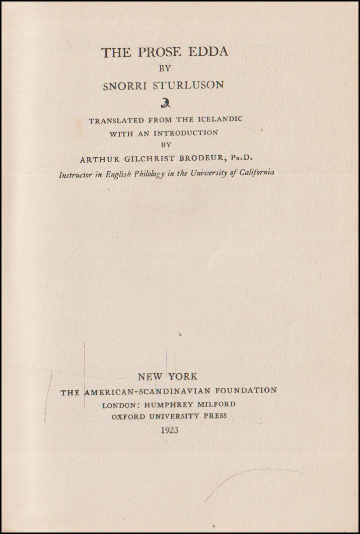 The Prose Edda # 90483
