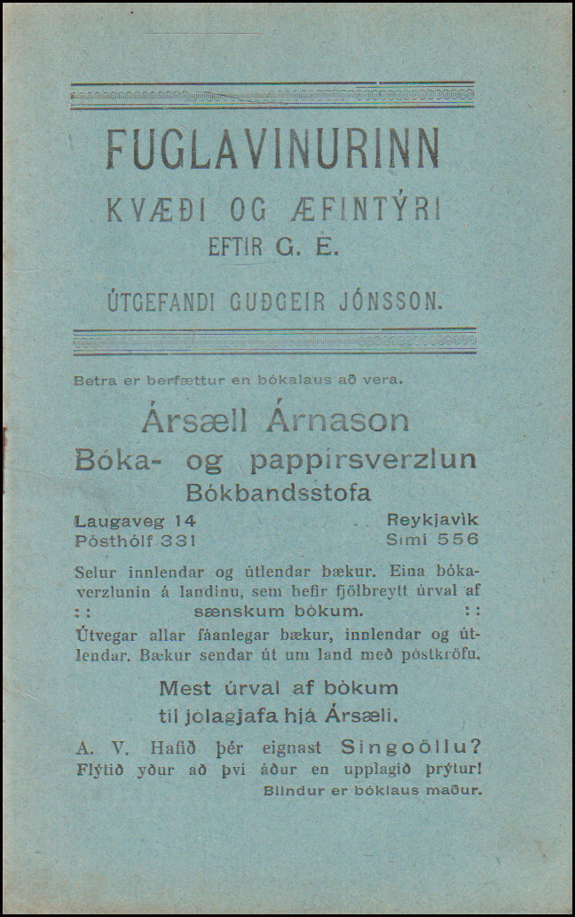 Fuglavinurinn # 90504