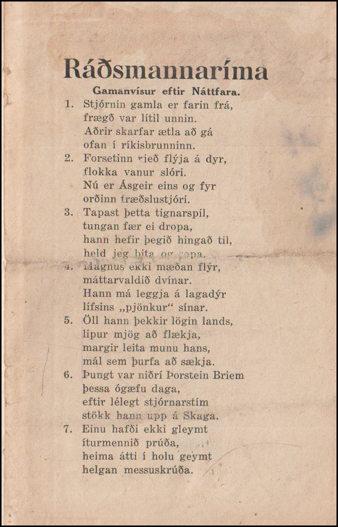 Ráðsmannaríma # 90505