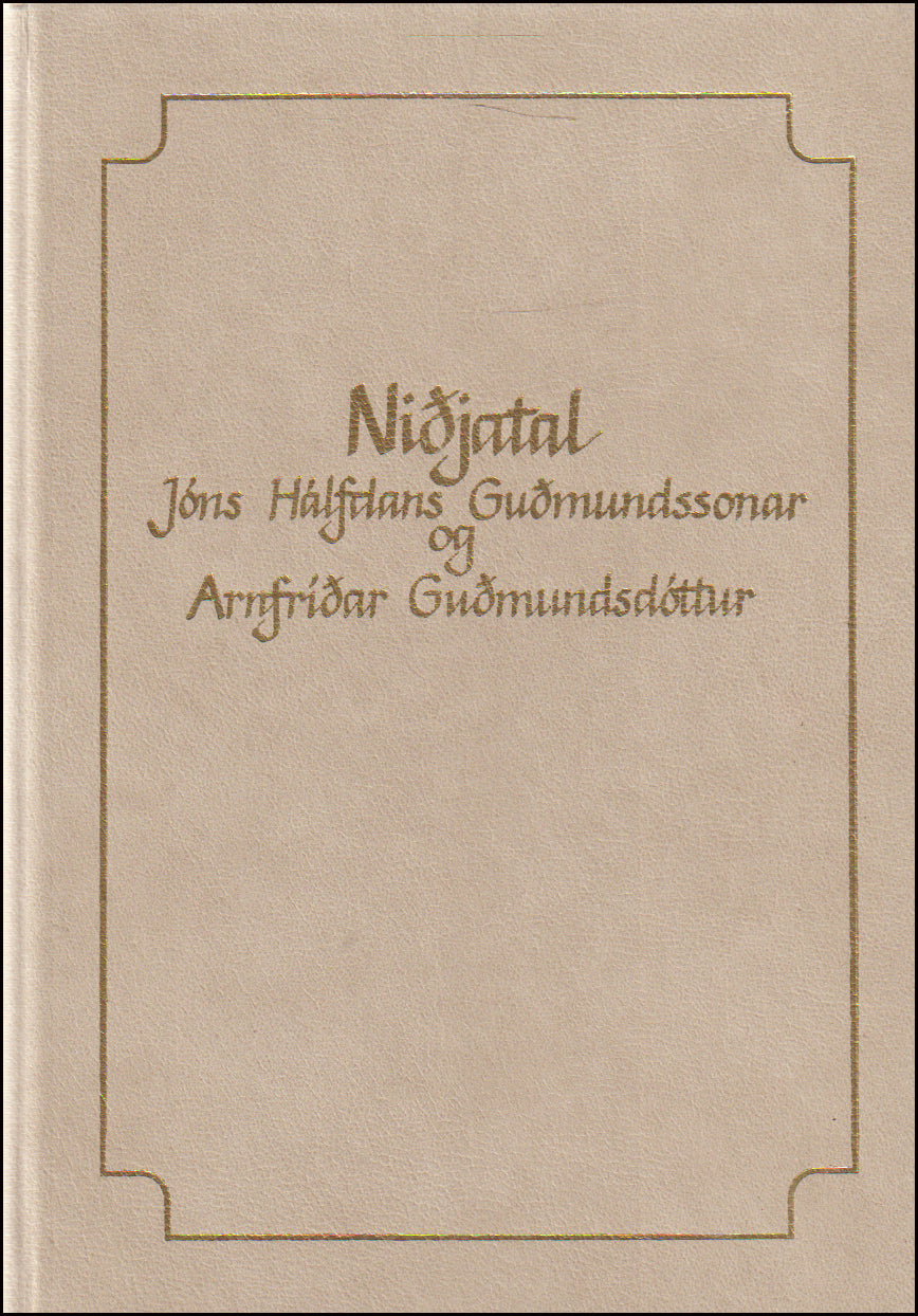Niðjatal Jóns Halfdans Guðmundssonar og Arnfríðar Guðmundsdóttur # 90536