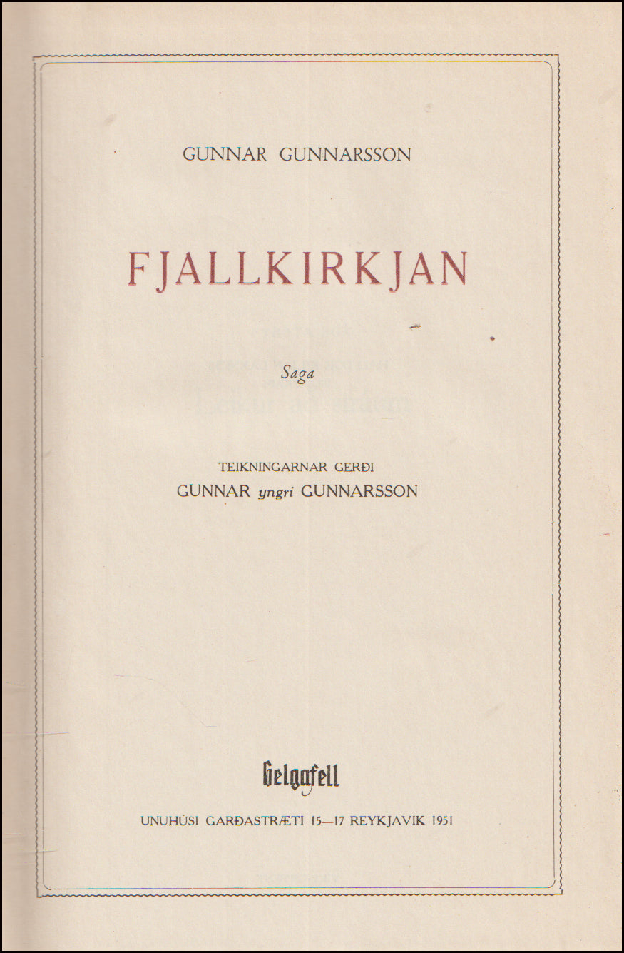 Fjallkirkjan # 90661