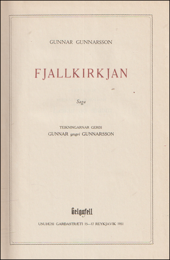 Fjallkirkjan # 90661