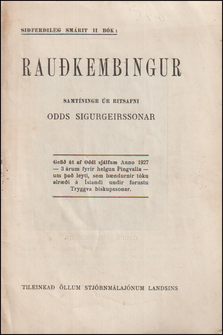 Rauðkembingur # 90662