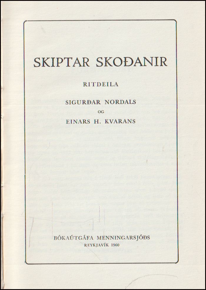 Skiptar skoðanir # 90681