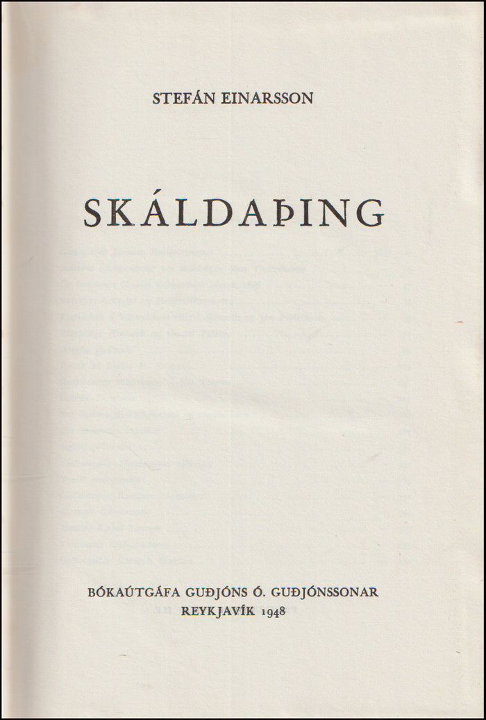 Skáldaþing # 90693