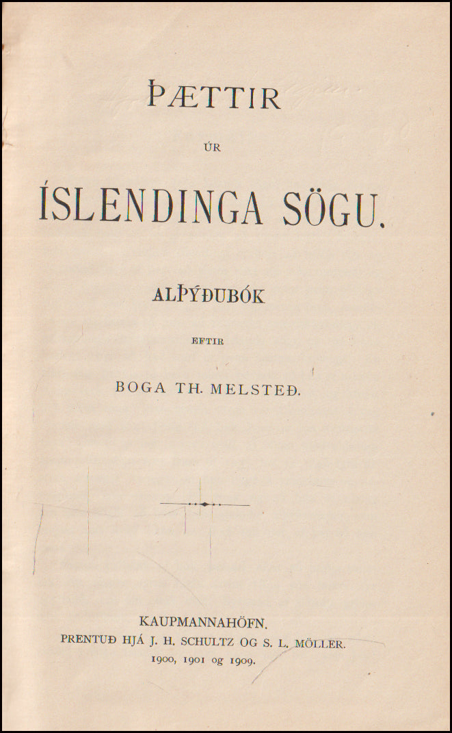 Þættir úr Íslendinga sögu # 90709