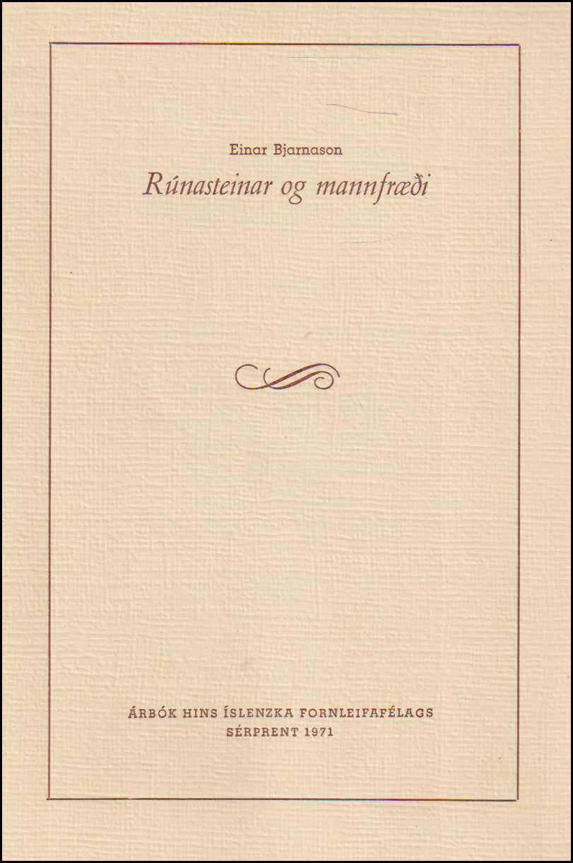 Rúnasteinar og mannfræði # 90719