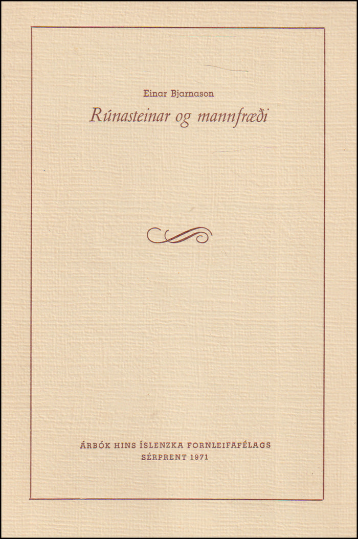 Rúnasteinar og mannfræði # 90719