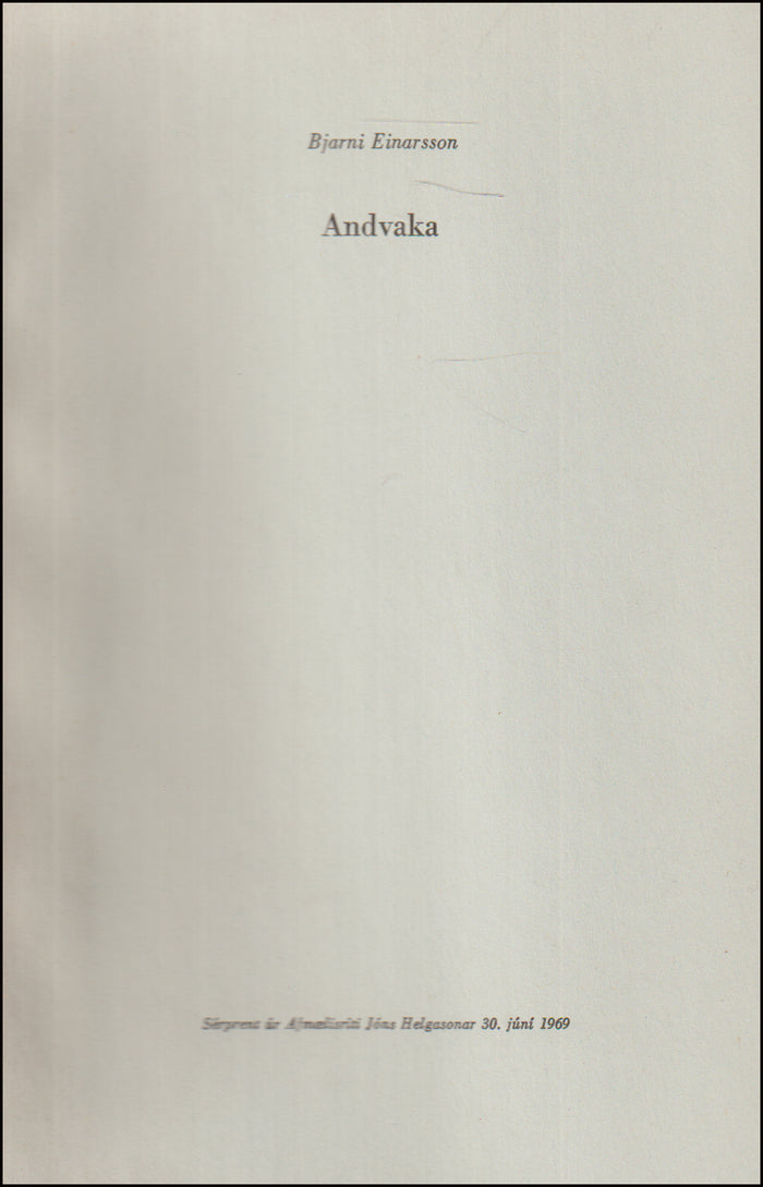 Andvaka # 90721