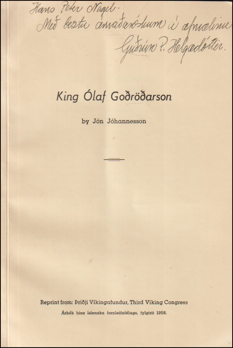 King Ólaf Goðröðarson # 90722