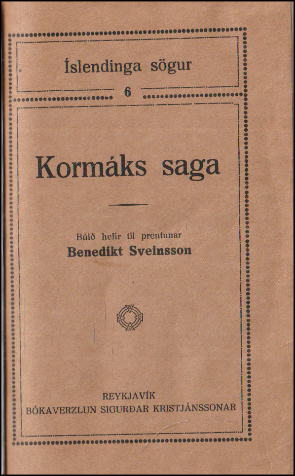 Kormáks saga # 90728