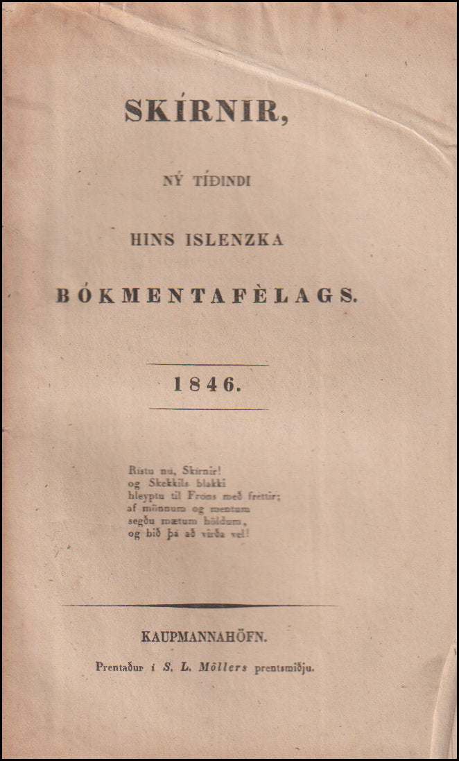 Skírnir. Tuttugasti árgangur # 90751