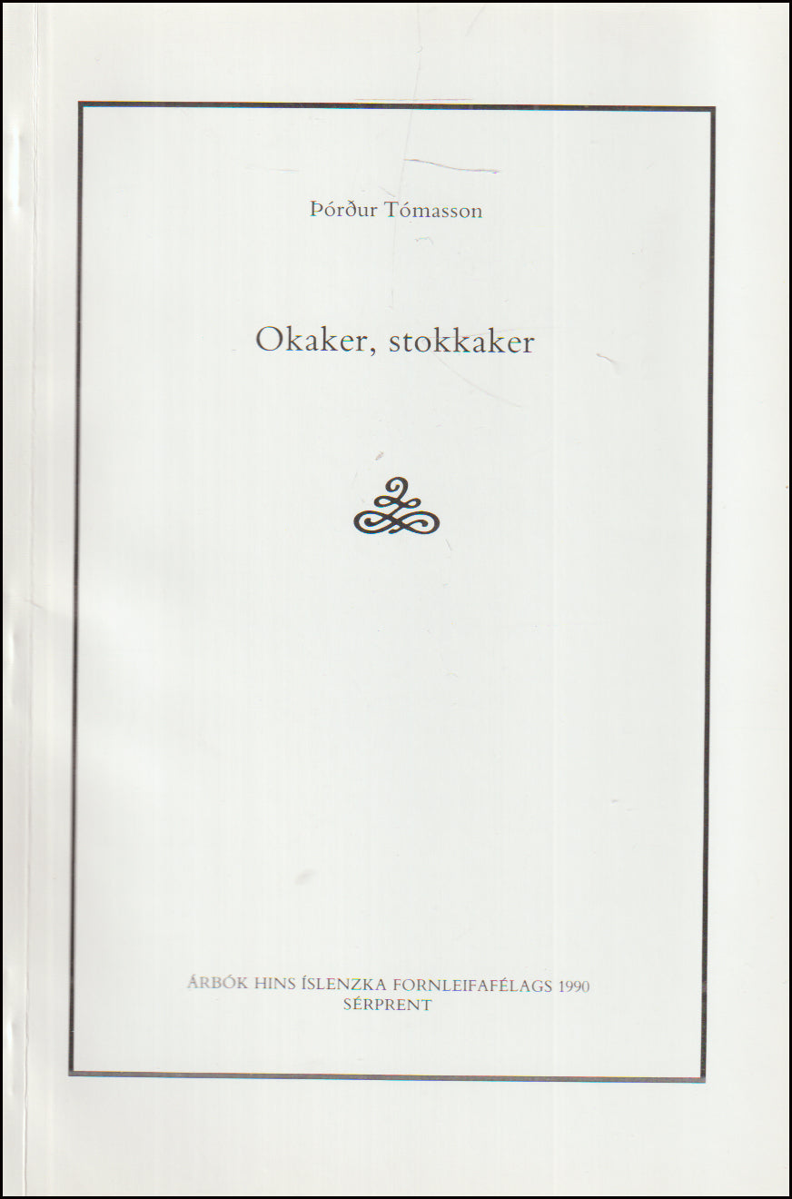 Okaker, stokkaker # 90764