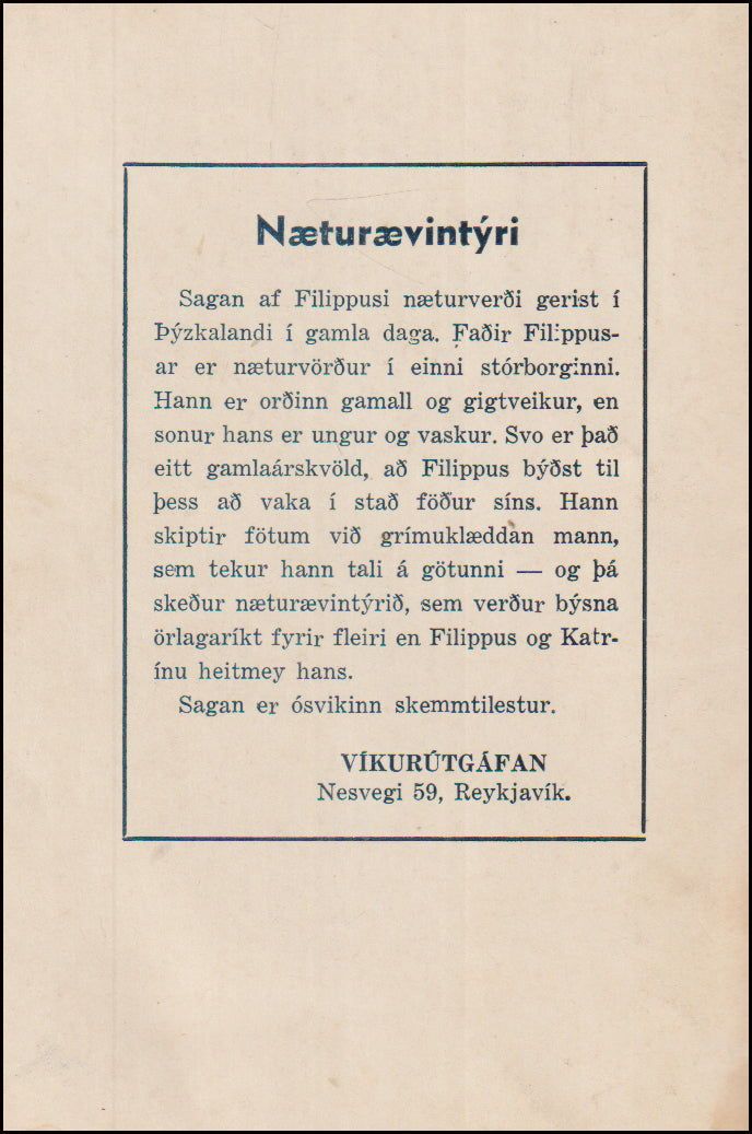 Næturæfintýri # 90792