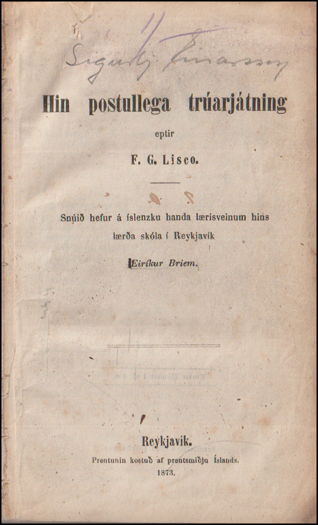 Hin postullega trúarjátning # 90811
