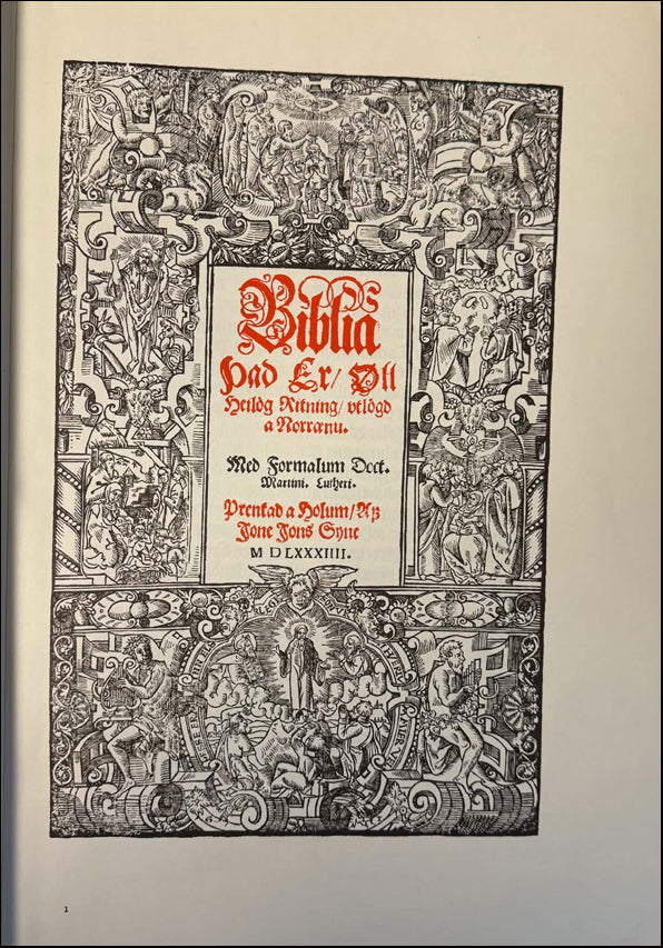 Biblía það er öll Heilög Ritning vtlögð a Norrænu # 90852