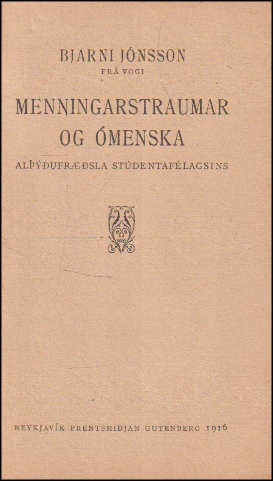 Menningarstraumar og ómenska # 90901