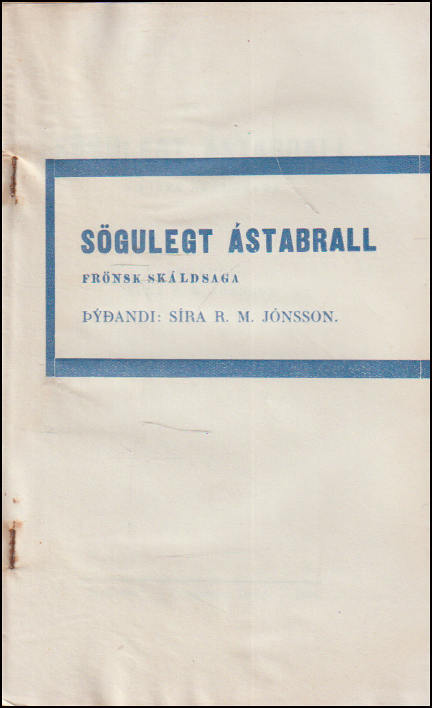 Sögulegt ástabrall # 90934