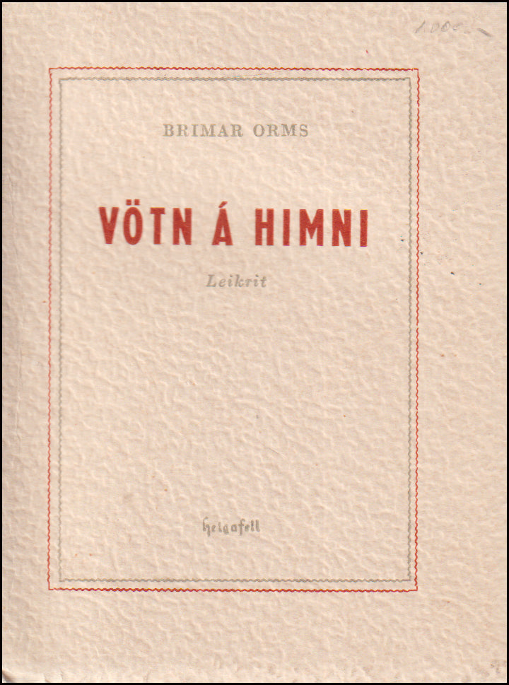 Vötn á himni # 90945