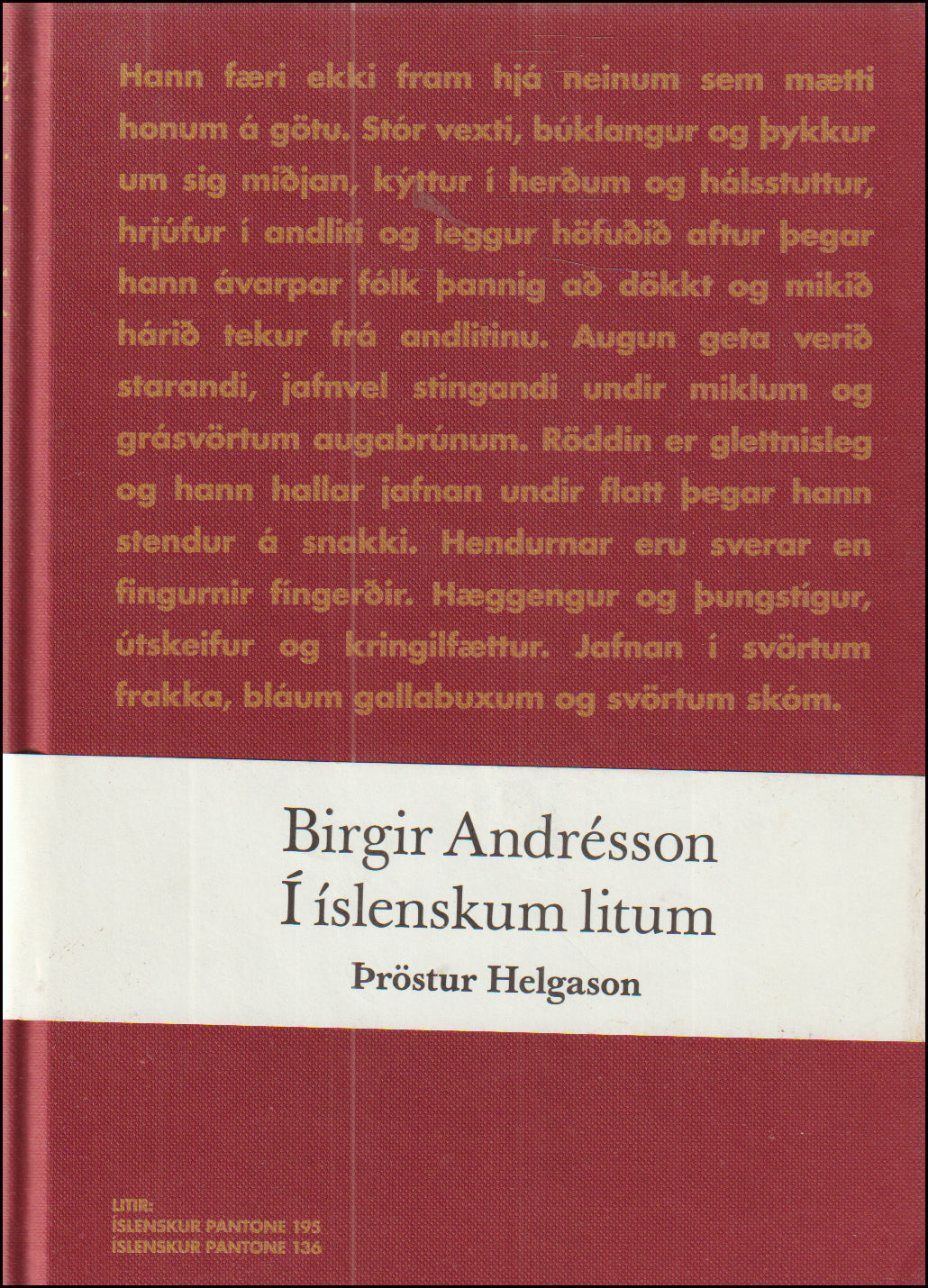 Birgir Andrésson. Í íslenskum litum # 90961