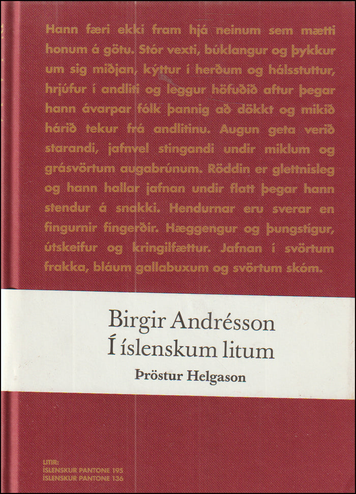 Birgir Andrésson. Í íslenskum litum # 90961