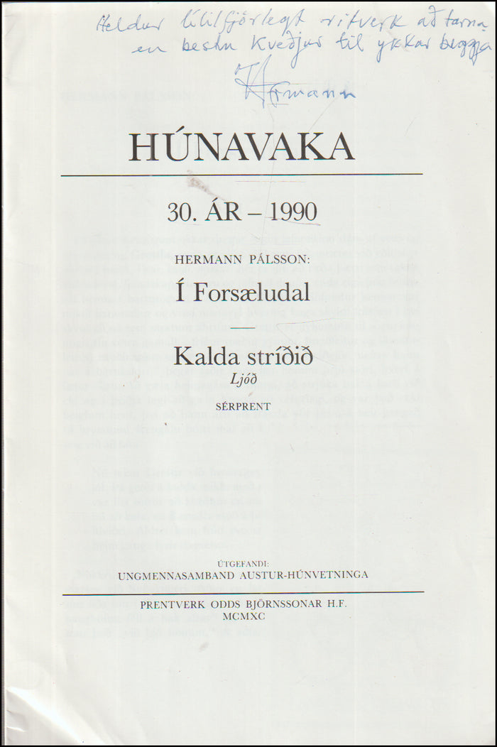 Í Forsæludal - Kalda stríðið # 90970