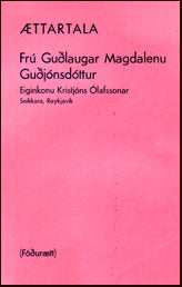 Ættartala frú Guðlaugar Magdalenu Guðjónsdóttur # 19348