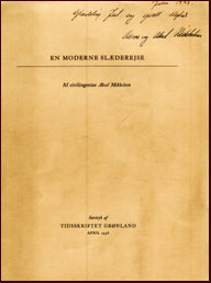 En moderne slæderejse # 13766