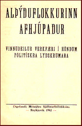 Alþýðuflokkurinn afhjúpaður # 9897
